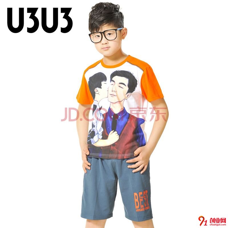 U3U3男童短袖